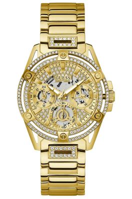 Guess Damenuhr Queen Multifunktion Goldfarben GW0464L2