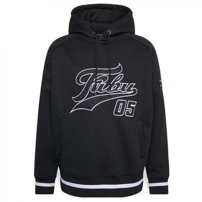 Fubu Herren Kapuzenpullover schwarz Varsity Mesh Hoodie 6028886