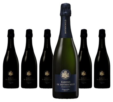 6 x Champagne Barons de Rothschild