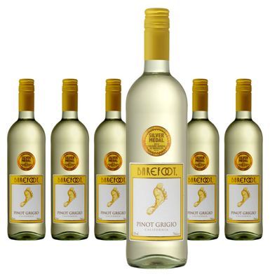 6 x Pinot Grigio Barefoot Cellars