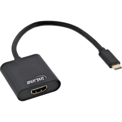 InLine® 64101B USB Display Konverter, USB Typ-C Stecker zu HDMI Buchse (DP Alt