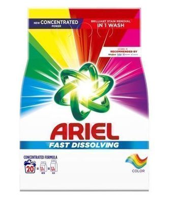 Ariel Colorwaschmittel, schnell auflösend, 1,1 kg