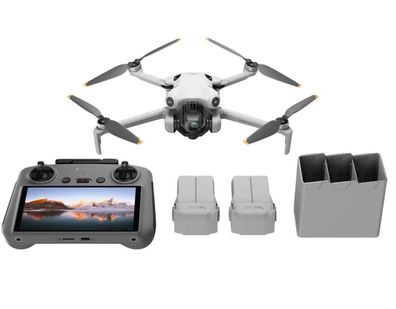 DJI Mini 4 Pro Fly More Combo mit DJI RC 2 Fernsteuerung Drohne mit Kamera