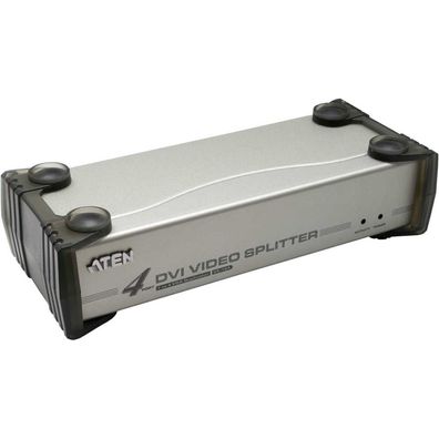 Aten VS164 VS164 Video-Splitter DVI 4-fach Monitor-Verteiler mit Audio
