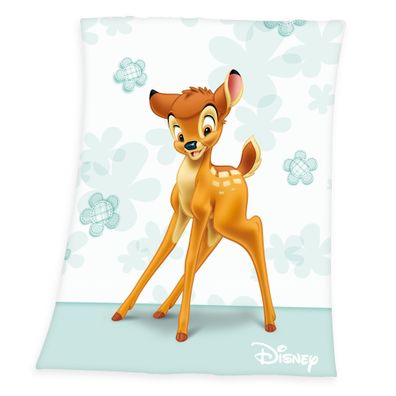 Disney Bambi Microfaser Flauschdecke 75 x 100 cm