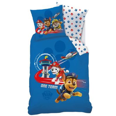 Paw Patrol Bettwäsche 135 x 200 80 x 80 cm 100% Baumwolle