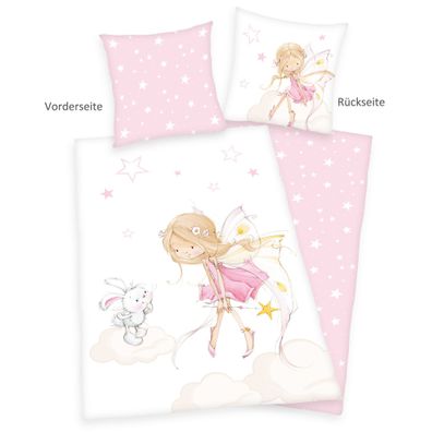 Little-Fairy Bettwäsche Set 80 x 80 cm + 135 x 200 cm