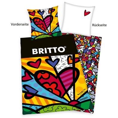 Herding Bettwäsche-Set Britto 135 x 200 cm