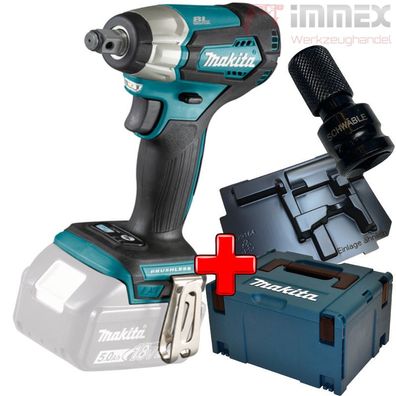 Makita Akku-Schlagschrauber 18V DTW181ZJ + Schwäble Adapter