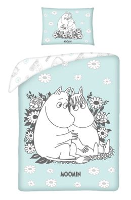 Moomin Baby Bettwäsche Wendebettwäsche 100 x 135 cm