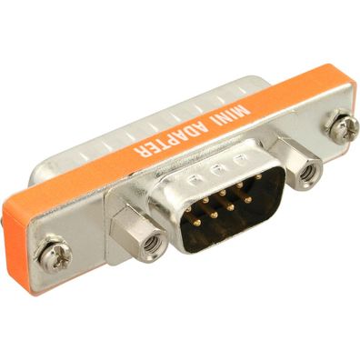 InLine® 31219L AT-Adapter, 9pol Sub D Stecker an 25pol Sub D Stecker, kurz