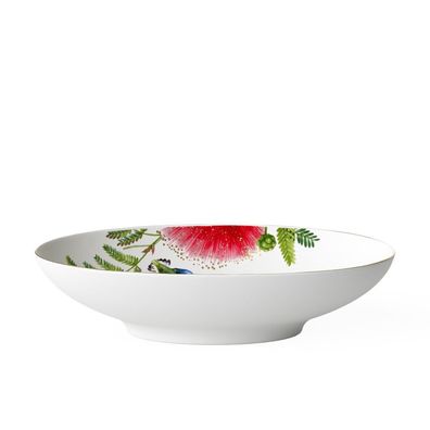 Villeroy & Boch Amazonia Schale oval Premium Bone Porcelain bunt handbemalt 103514