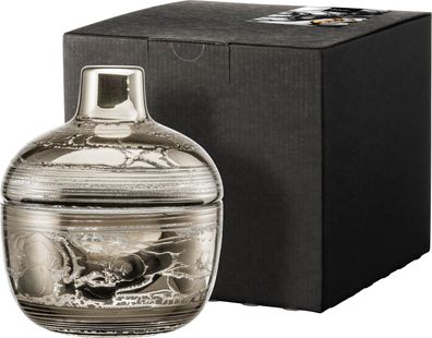 Eisch Vorteilset 2 Stück Dose 369/14 platin im Geschenkkarton Goldleaf 77636914