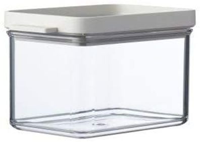 Mepal 4 Stück vorratsdose omnia rechteckig 700 ml - nordic white 106411032500