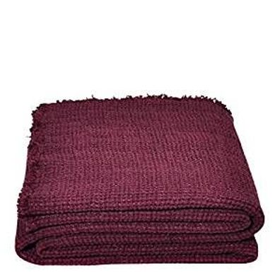 Zoeppritz Basis Honeybee oxblood throw 395 100% Linen 170x230 100350