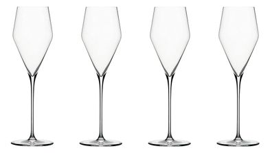 Zalto 4 Gläser Champagne Weinglas 11552 x 2 + Gratis 4er Set EKM Living Edelstahl