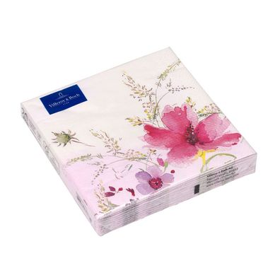 Villeroy & Boch Vorteilset 2 Stück Papier Servietten Mariefleur neu 20pcs weiß