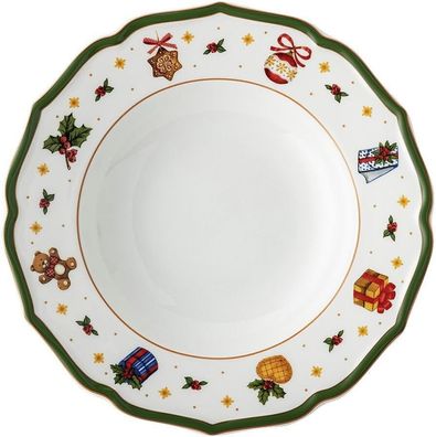 Hutschenreuther Teller 23 cm tief Happy Wintertime H. Wintertime Green 02488-72747