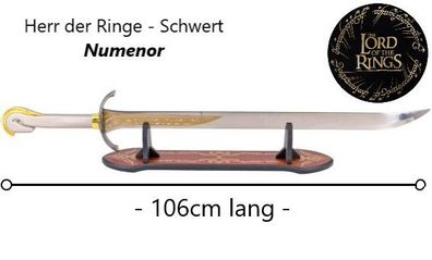 NEU Herr der Ringe Schwert Numenor 106cm groß 2kg für Cosplay Sammler Gamer LOTR