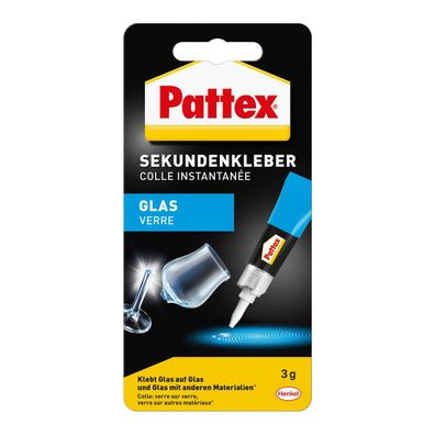 Pattex Sekundenkleber Glas fl?ssig, 3 g Tube