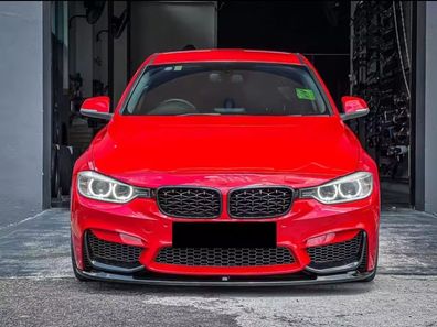 Nieren Kühlergrill Diamanten Optik Schwarz Hochglanz für BMW 3er F30 F31 + M Paket