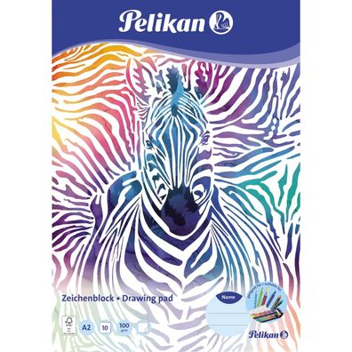 Pelikan 137604 Zeichenblock C 2/10 DIN A2 100 g/qm 10 Blatt