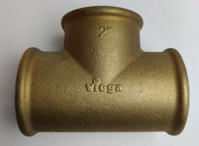 Viega Gewindefitting T-Stück 2" 3xIG 264321 Modell 3130 Rotguss