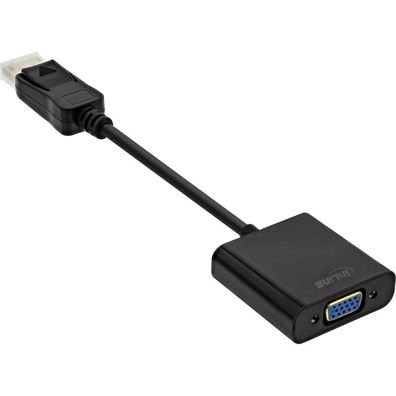 InLine® Basic DisplayPort Adapterkabel, DisplayPort Stecker auf VGA Buchse schwarz