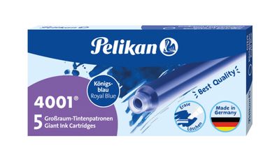 Pelikan® 310748 Tintenpatrone 4001® GTP/5 - königsblau, 5 Patronen