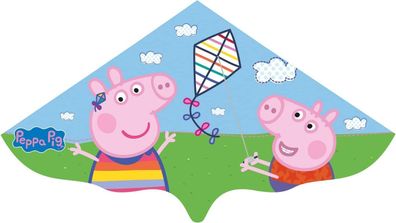 Paul Günther 1216 - Kinder-Drachen mit Peppa Pig Motiv komplett flugfertig mit