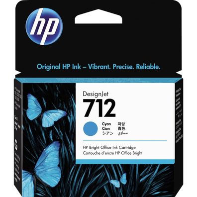 HP 3ED67A HP 712 (3ED67A) cyan Druckerpatrone