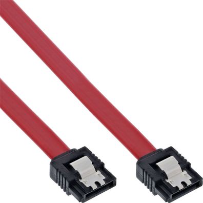 InLine® 27703A SATA Anschlusskabel, mit Sicherheitslasche, 0,3m