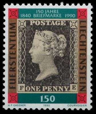 Liechtenstein 1990 Nr 986 postfrisch SB01E4A