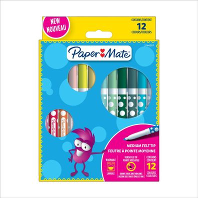 Paper Mate Filzstift 2166507 sort. 12St