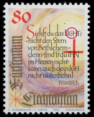 Liechtenstein 1993 Nr 1074 postfrisch SB0216E