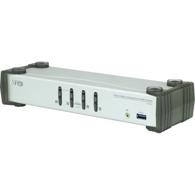 Aten CS1914 CS1914 KVMP-Switch 4-fach, DisplayPort, USB 3.0, für 4 Displays, UHD