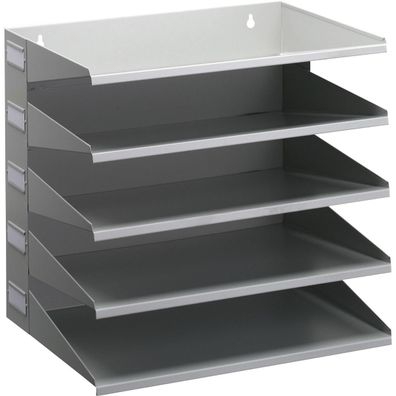 Durable 336010 Sortierreck 5-teilig grau