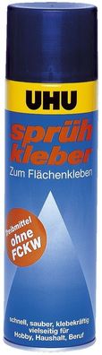 UHU® 46745 Sprühkleber - Transparent+permanent, 500 ml Dose