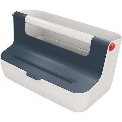LEITZ 6125-00-89 LEITZ Mobile Aufbewahrungsbox Cosy, hellgrau/grau