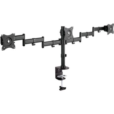 InLine® 23104B Tischhalterung für 3x TFT/LCD/LED bis 68cm (27"), max. 3x 8kg