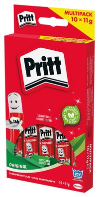 Pritt 9H PS4BF Klebestift - 10x 11 g, Multipack