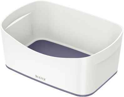 Leitz 5257-10-01 5257 Aufbewahrungsschale MyBox WOW - A5, ABS, weiß/grau
