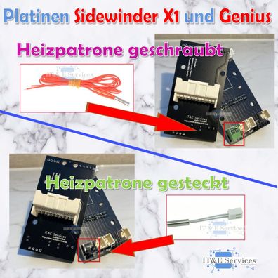 Artillery® Sidewinder X1 und Genius Ersatzplatine - für Kabelsatz Premium