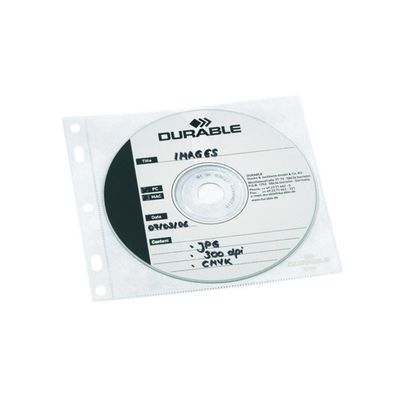 Durable 5239-19 CD-/DVD-Hü?lle COVER FILE PP transparent