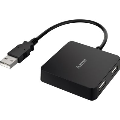 hama 00200121 hama USB-Hub 4-fach schwarz