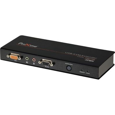 Aten CE770 CE770 Konsolen-Extender, 1 PC auf 2x Konsole, USB, RS232, Audio, max. 300m