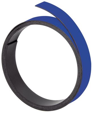 Franken M80103 Magnetband - 100 cm x 5 mm, blau