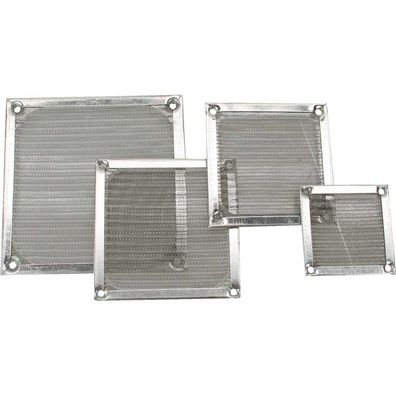 InLine® 33378A Lüftergitter, Aluminium Filter, 80x80mm