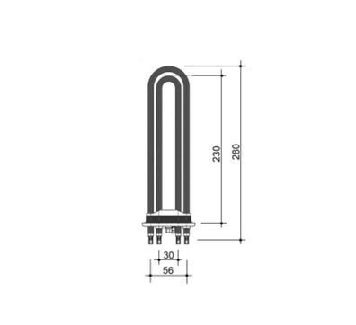 HELO Heizelement SEPD-119 (4250 W) HS 120 HST 120M HSX HLS120