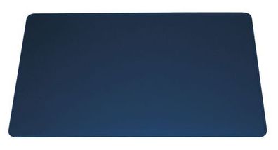 Durable 7103 07 Schreibunterlage mit Dekorrille - PVC, 650 x 520 mm, 2 mm, dunkelblau